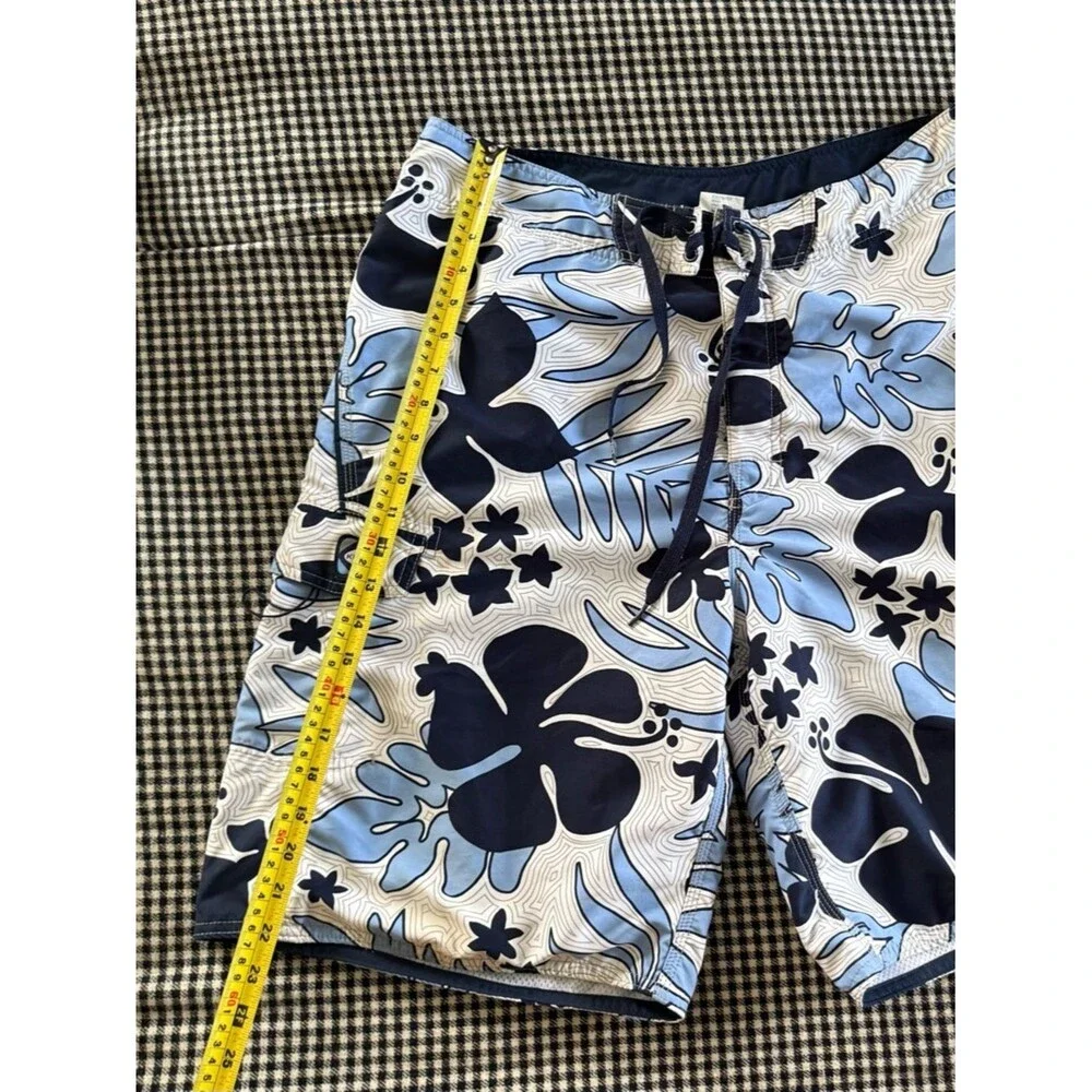 Kirra Vintage Men's Blue Floral Swim Board Shorts size 33 - Picture 6 of 11